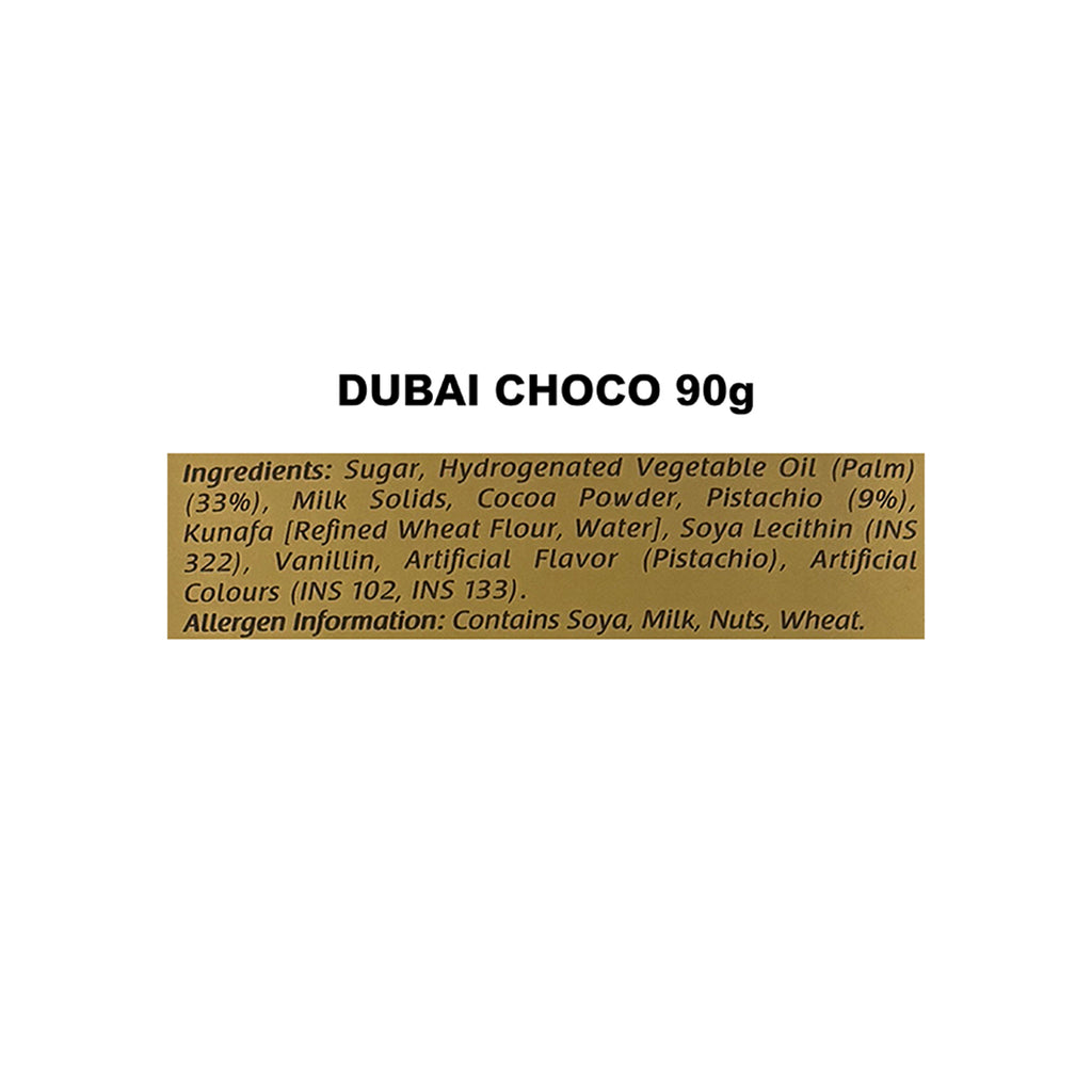 Sapphire Dubai Kunafa Choco Gold 90g