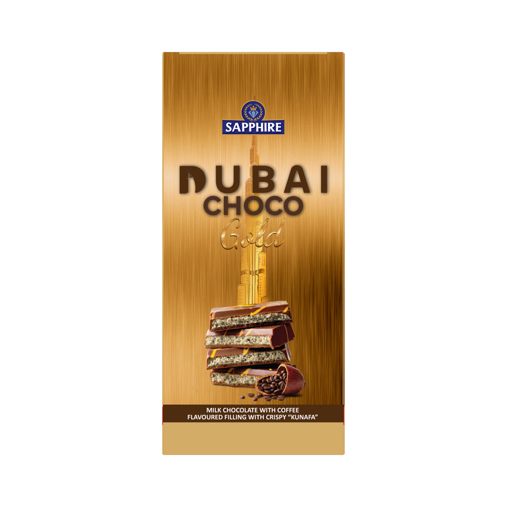 Sapphire Dubai Kunafa Choco Gold Coffee 90g