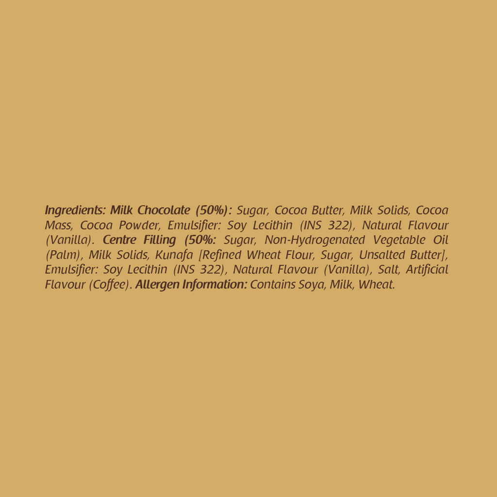 Sapphire Dubai Kunafa Choco Gold Coffee 90g