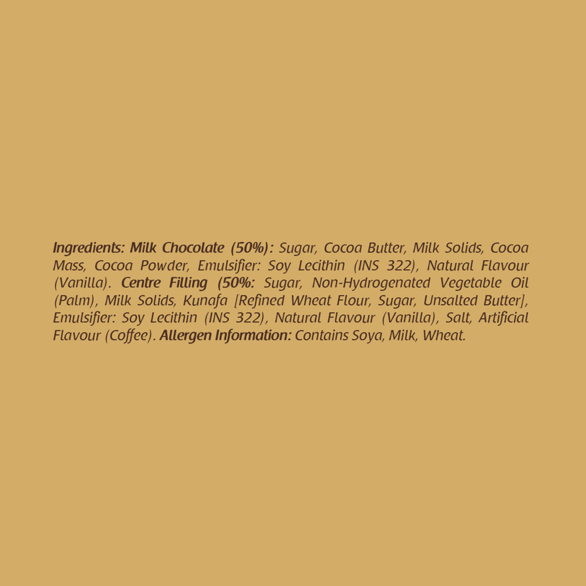 Sapphire Dubai Kunafa Choco Gold Coffee 90g