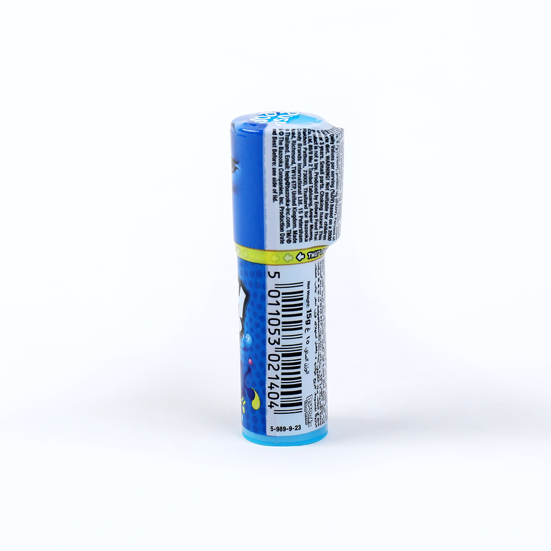 Bazooka Push Pop Raspberry 15g