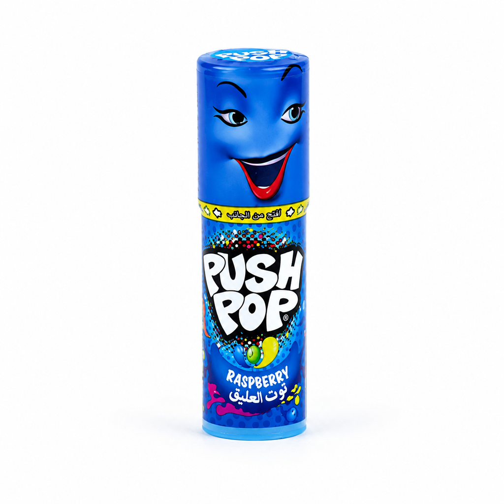 Bazooka Push Pop Raspberry 15g