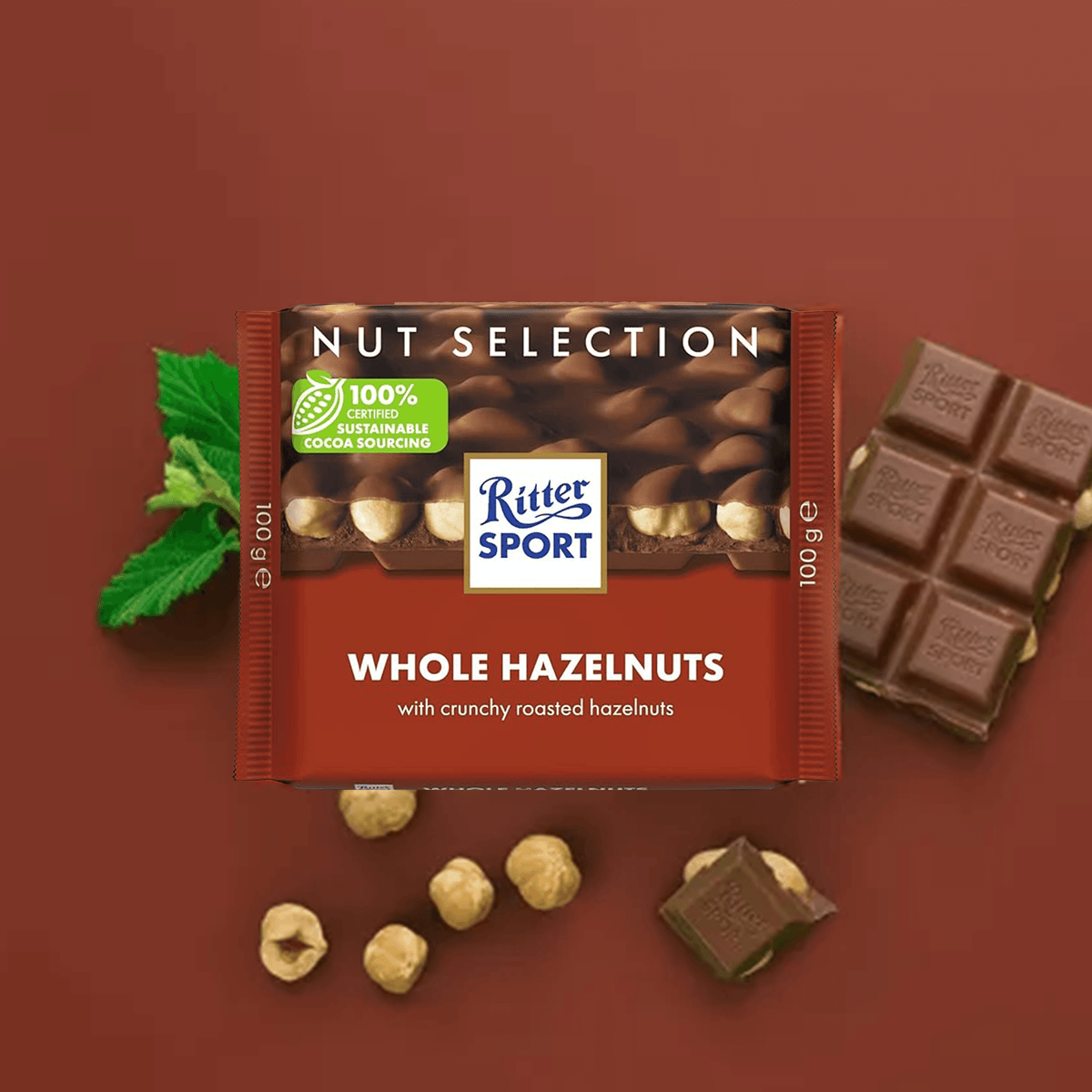 Ritter Sport Whole Hazelnuts 100g
