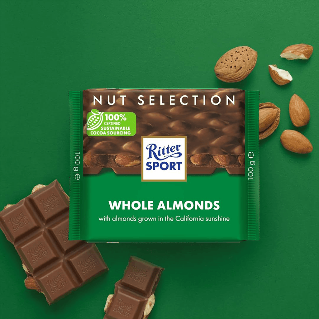 Ritter Sport Whole Almonds 100g
