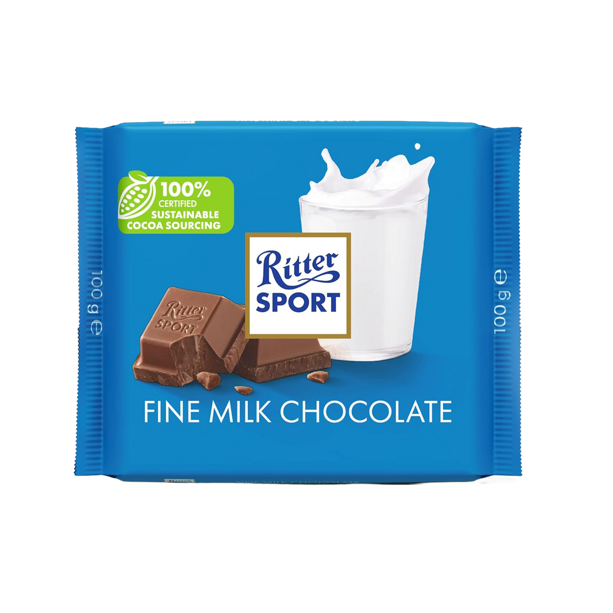 Ritter Sport Fine Milk Chocolate 100g
