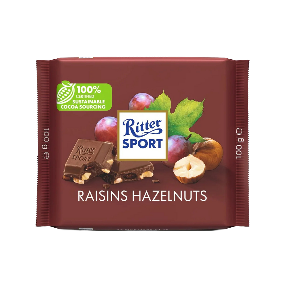 Ritter Sport Raisins & Hazelnuts 100g