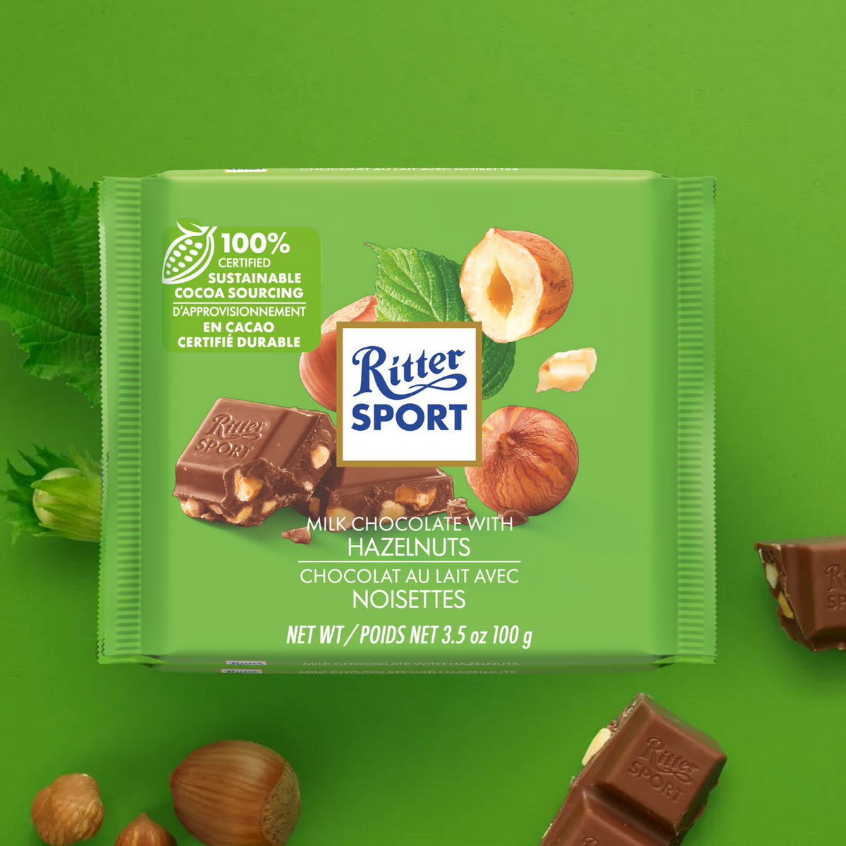 Ritter Sport Chopped Hazelnuts 100g