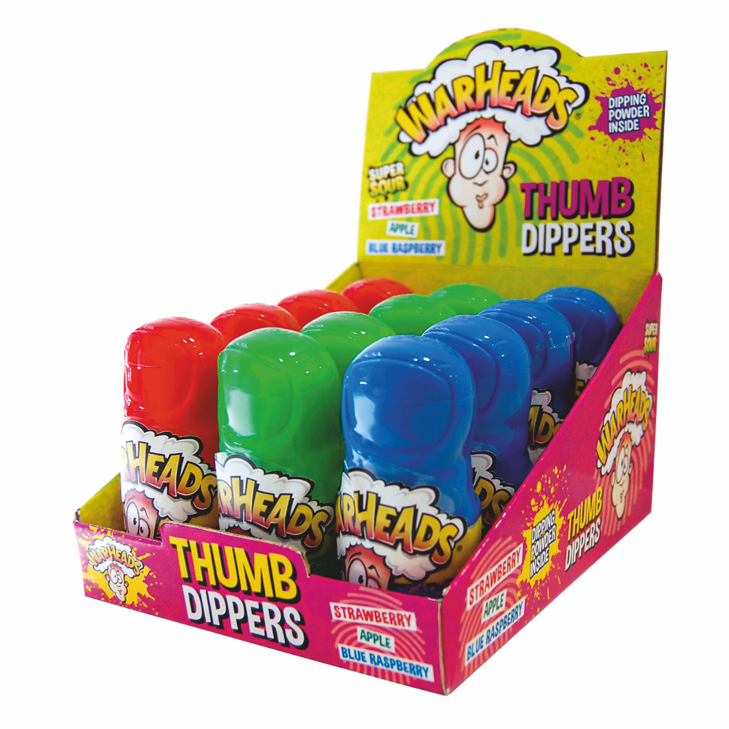 Warheads Thumb Dippers Assorted 40g